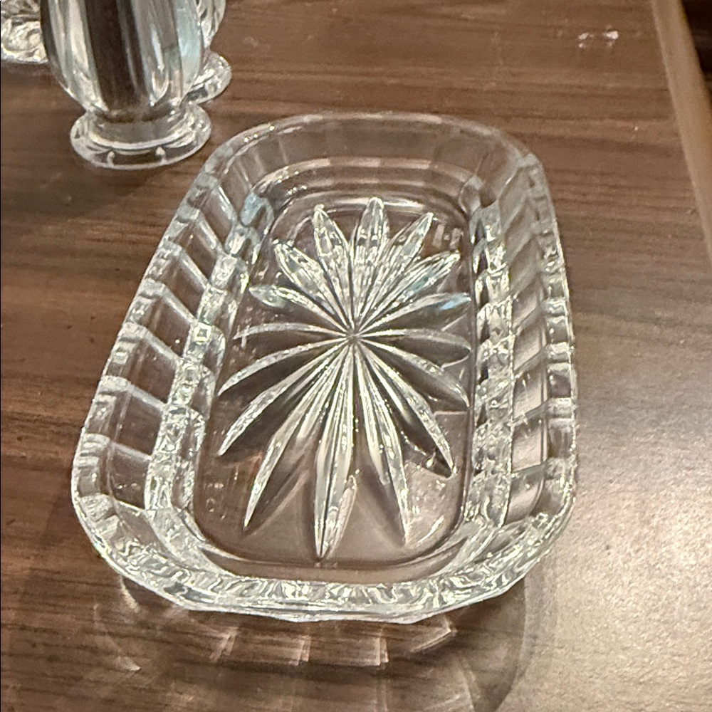 Waterford Crystal Clear Butter Dish - Picture 4 of 6